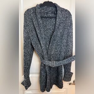 Express Long Belted Cardigan